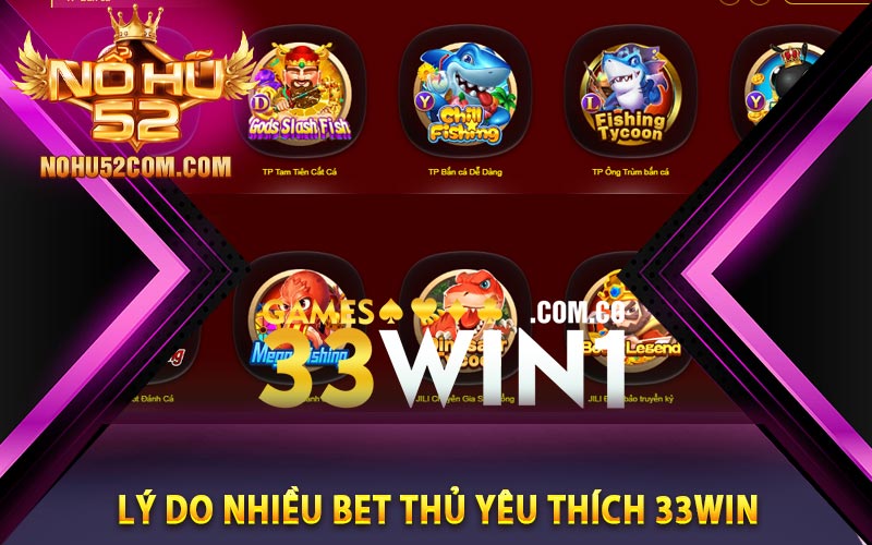 33Win - Link Truy Cập Sân Chơi Đổi Thưởng Siêu Vip 2024 8 Tổng hợp lý do nhiều bet thủ yêu thích 33Win