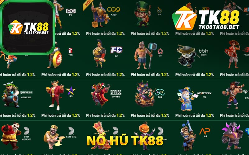 Thương hiệu nổ hũ TK88